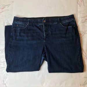 INC DENIM INDIGO STRETCH JEANS SIZE 24 W